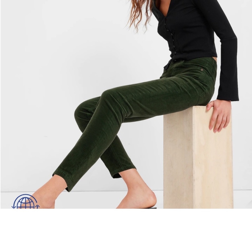 Green Corduroy Pants